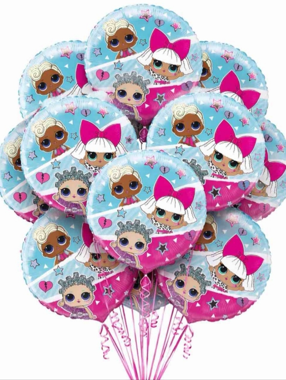 L.O.L. Surprise! Pink & Blue Party Foil Balloons - Pack